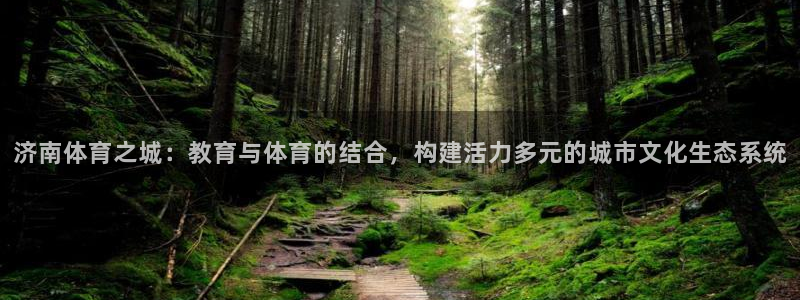 熊猫体育公园价格：济南体育之城：教育与体育的结合，构建活力多元的城市文化生态系统